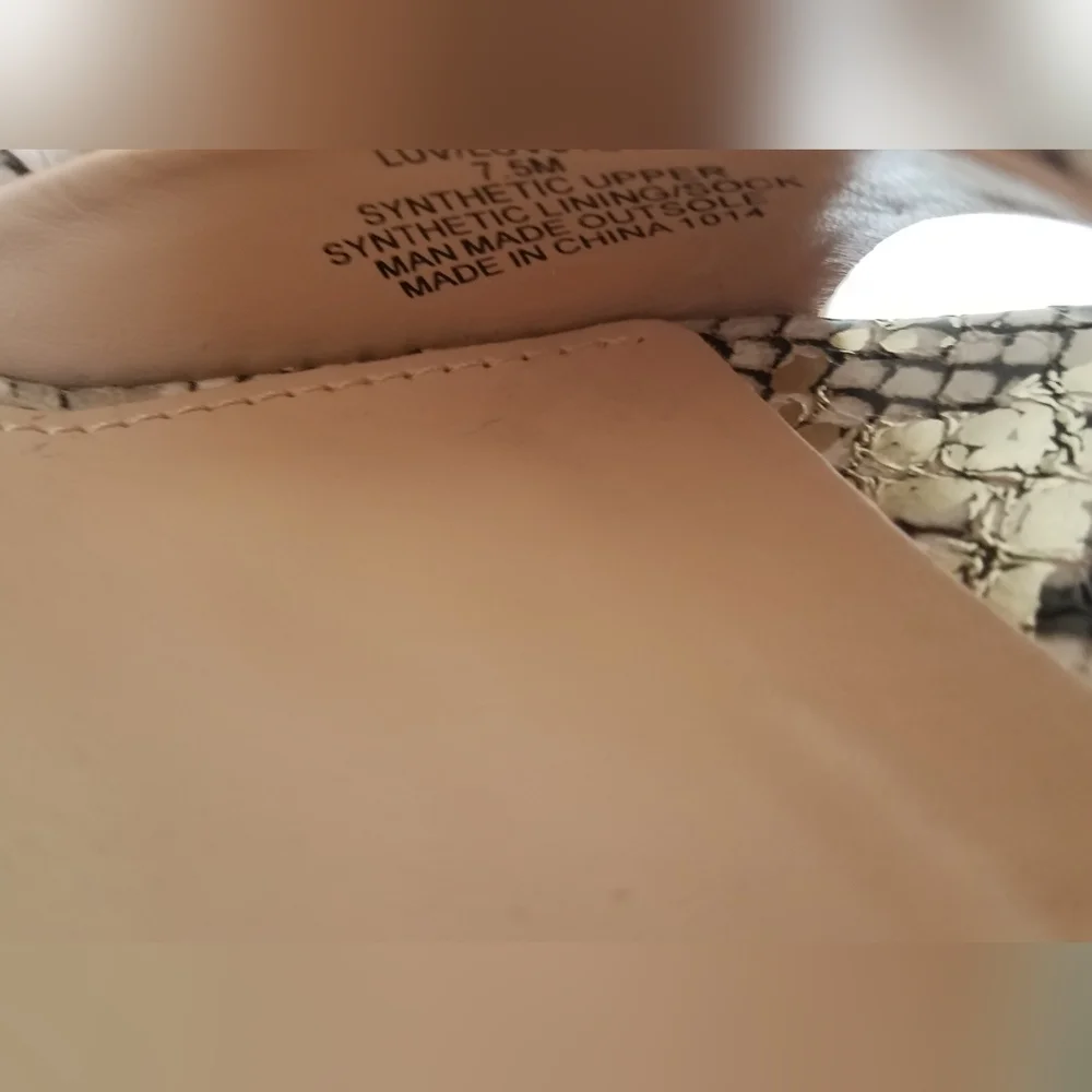 Steve Madden Luv Gold Snake Platform Ankle Strap Heels - Picture 6 of 13